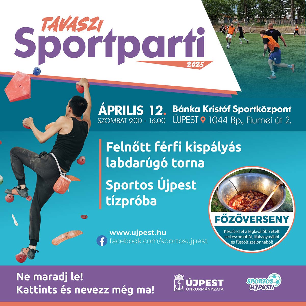 Sportparti regisztráció